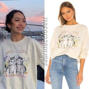 LOVERS AND FRIENDS Cat sweatshirt XXS
